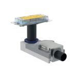 Sifon pentru rigola Geberit Clean Line, inaltime montaj 9-22 cm