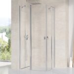 Cabina de dus Ravak Chrome CRV2-120/195 cm, profil crom+sticla transparenta
