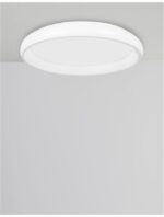 Plafoniera Nova Luce Albi, finisaj alb satinat, 32 W, cod 8105605 D - imagine 6