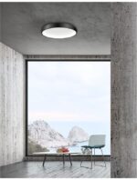Plafoniera Nova Luce Albi, finisaj negru satinat, 50 W, cod 8105611 - imagine 9