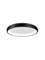 Plafoniera Nova Luce Albi, finisaj negru satinat, 50 W, cod 8105611