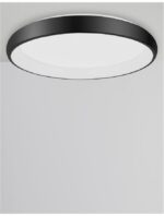 Plafoniera Nova Luce Albi, finisaj negru satinat, 50 W, cod 8105611 - imagine 8