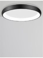 Plafoniera Nova Luce Albi, finisaj negru satinat, 50 W, cod 8105611 - imagine 7