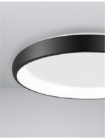 Plafoniera Nova Luce Albi, finisaj negru satinat, 50 W, cod 8105611 - imagine 5
