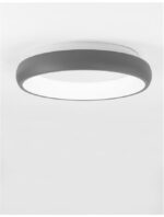 Plafoniera Nova Luce Albi, finisaj gri satinat, 32 W, cod 8105615 - imagine 8