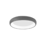 Plafoniera Nova Luce Albi, finisaj gri satinat, 32 W, cod 8105615