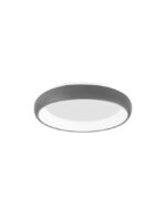 Plafoniera Nova Luce Albi, finisaj gri satinat, 32 W, cod 8105615