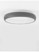 Plafoniera Nova Luce Albi, finisaj gri satinat, 32 W, cod 8105615 - imagine 7