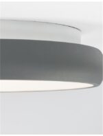 Plafoniera Nova Luce Albi, finisaj gri satinat, 32 W, cod 8105615 - imagine 5