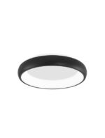 Plafoniera Nova Luce Albi, finisaj negru satinat, 32 W, cod 8105616