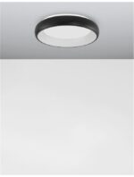 Plafoniera Nova Luce Albi, finisaj negru satinat, 32 W, cod 8105616 - imagine 8