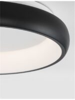Plafoniera Nova Luce Albi, finisaj negru satinat, 32 W, cod 8105616 - imagine 6
