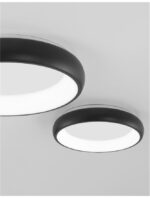 Plafoniera Nova Luce Albi, finisaj negru satinat, 32 W, cod 8105616 - imagine 5