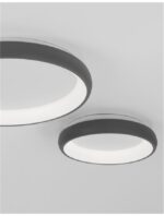 Plafoniera Nova Luce Albi, finisaj gri satinat, 50 W, cod 8105617 - imagine 9