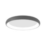 Plafoniera Nova Luce Albi, finisaj gri satinat, 50 W, cod 8105617
