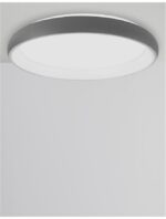 Plafoniera Nova Luce Albi, finisaj gri satinat, 50 W, cod 8105617 - imagine 7