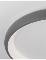 Plafoniera Nova Luce Albi, finisaj gri satinat, 50 W, cod 8105617 - imagine 6