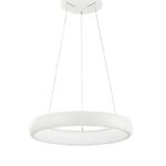 Suspensie Nova Luce Albi, finisaj alb satinat, 32 W, cod 8105618