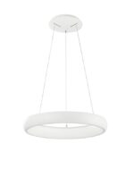 Suspensie Nova Luce Albi, finisaj alb satinat, 32 W, cod 8105618