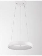Suspensie Nova Luce Albi, finisaj alb satinat, 32 W, cod 8105618 - imagine 9
