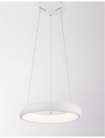 Suspensie Nova Luce Albi, finisaj alb satinat, 32 W, cod 8105618 - imagine 8