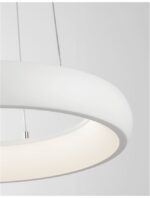 Suspensie Nova Luce Albi, finisaj alb satinat, 32 W, cod 8105618 - imagine 7