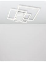 Aplica Nova Luce Bilbao, alb mat, led 42W, cod 8160161 - imagine 3