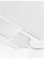 Aplica Nova Luce Bilbao, alb mat, led 42W, cod 8160161 - imagine 5