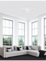Aplica Nova Luce Bilbao, alb mat, led 25W, cod 8160162 - imagine 5