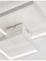 Aplica Nova Luce Bilbao, alb mat, led 25W, cod 8160162 - imagine 4