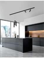 Spot led pe sina Nova Luce Jazz, culoare negru, led 10W, cod 8252030 - imagine 2