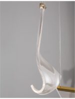 Suspensie Nova Luce Siderno, finisaj auriu satinat, 16 W, cod 9054441 - imagine 2
