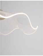 Suspensie Nova Luce Siderno, finisaj auriu satinat, 30 W, cod 9054501 - imagine 3