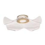 Plafoniera Nova Luce Siderno, finisaj auriu satinat, 31 W, cod 9054502