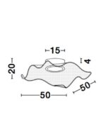 Plafoniera Nova Luce Siderno, finisaj auriu satinat, 31 W, cod 9054502 - imagine 6