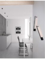 Aplica Nova Luce Gropius, finisaj negru mat, 10 W, cod 9081600 - imagine 6