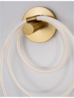 Aplica Nova Luce Cerelia, culoare auriu satinat, led 29.5W,  cod 9082091 - imagine 3