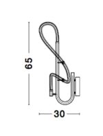 Aplica Nova Luce Cerelia, culoare alb/auriu satinat, led 17.7W, cod 9082095 - imagine 8