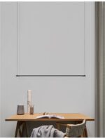Suspensie Nova Luce Elettra, culoare negru mat, led 20W, cod 9088101 - imagine 6
