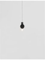 Suspensie Nova Luce Elettra, culoare negru mat, led 20W, cod 9088101 - imagine 4