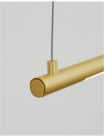 Suspensie Nova Luce Elettra, culoare auriu mat, led 20W, cod 9088102 - imagine 5