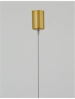 Suspensie Nova Luce Elettra, culoare auriu mat, led 20W, cod 9088102 - imagine 3