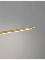 Suspensie Nova Luce Elettra, culoare auriu mat, led 20W, cod 9088102 - imagine 2