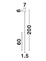 Suspensie Nova Luce Elettra, culoare auriu mat, led 5W, cod 9088104 - imagine 6