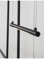 Suspensie modulara Nova Luce Elettra, culoare negru mat, led 35W, cod 9088105 - imagine 5