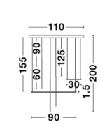 Suspensie modulara Nova Luce Elettra, culoare negru mat, led 35W, cod 9088105 - imagine 7