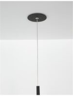 Suspensie Nova Luce Elettra, culoare negru mat, led 20W, cod 9088107 - imagine 3