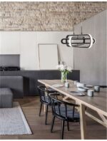 Suspensie Nova Luce Arte, finisaj negru mat, 50 W, cod 9110351 - imagine 10