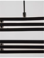 Suspensie Nova Luce Arte, finisaj negru mat, 50 W, cod 9110351 - imagine 2