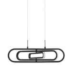Suspensie Nova Luce Arte, finisaj negru mat, 50 W, cod 9110351